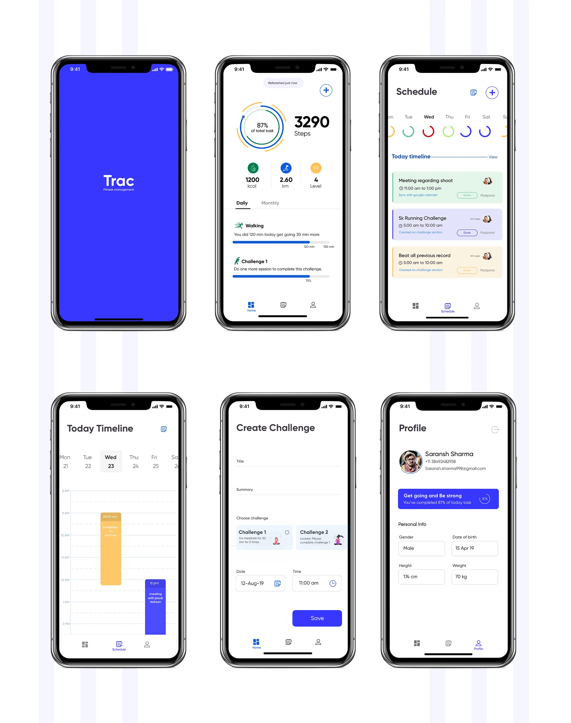 Trac whole app design